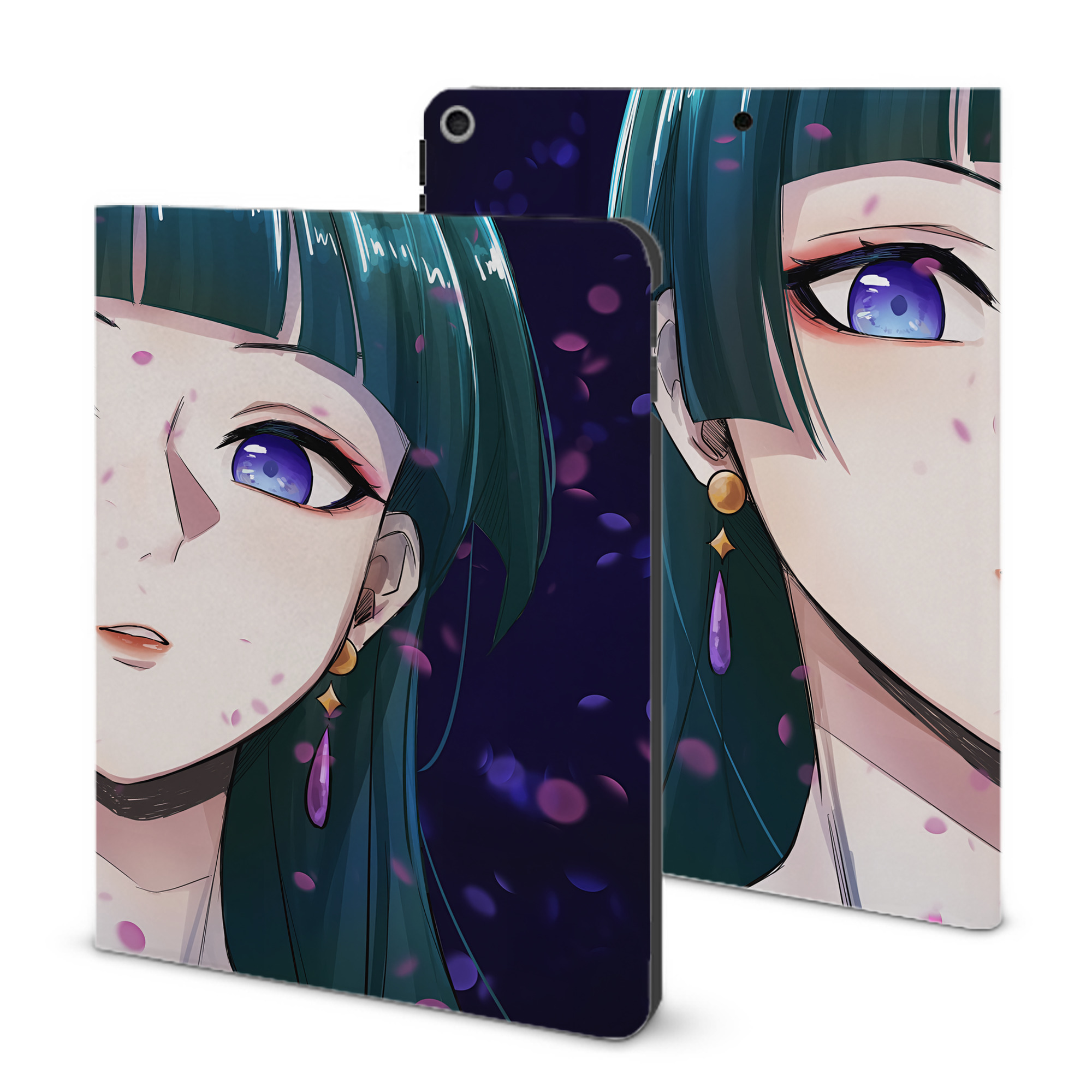（画像用） 薬屋のひとりごと The Apothecary Diaries IPad ケース ブック型 PUレザー TPU 耐衝撃 軽量 薄型 ペン収納なし 全面保護 IPad 各モデル対応